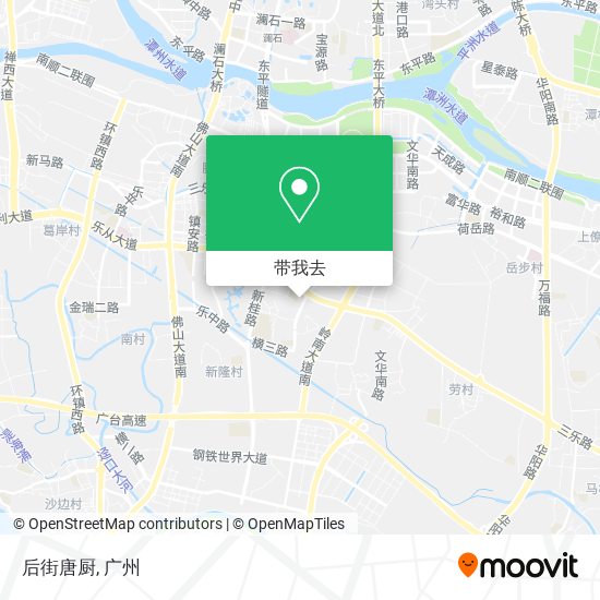 后街唐厨地图