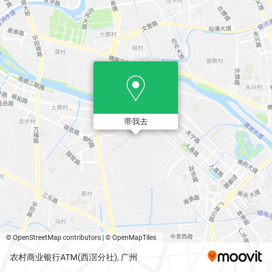 农村商业银行ATM(西滘分社)地图