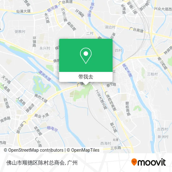 佛山市顺德区陈村总商会地图