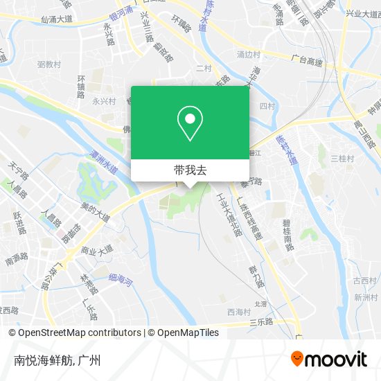南悦海鲜舫地图