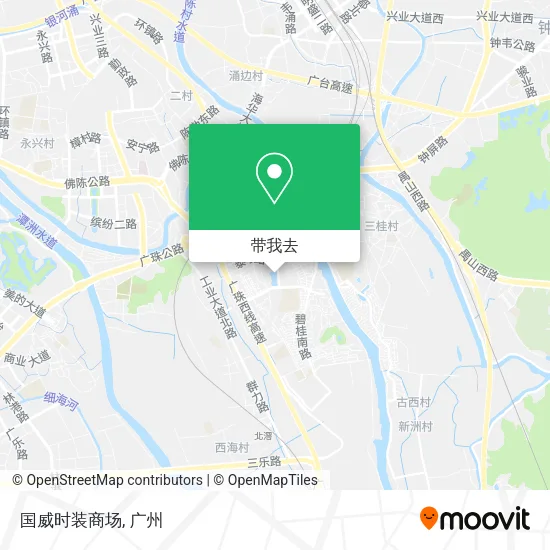 国威时装商场地图