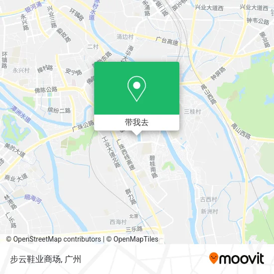 步云鞋业商场地图