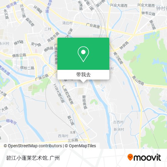 碧江小蓬莱艺术馆地图
