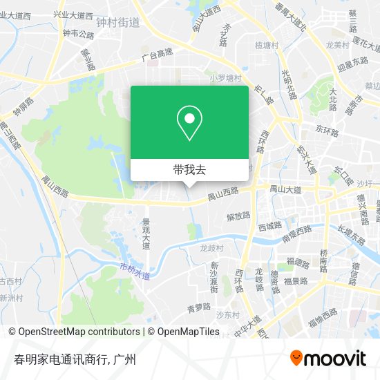 春明家电通讯商行地图
