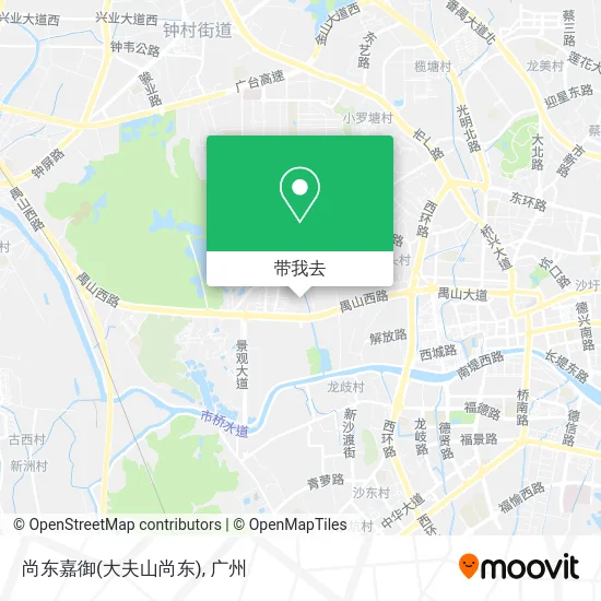 尚东嘉御(大夫山尚东)地图