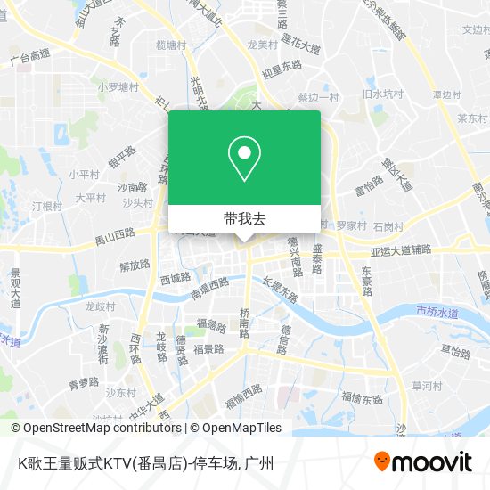 K歌王量贩式KTV(番禺店)-停车场地图