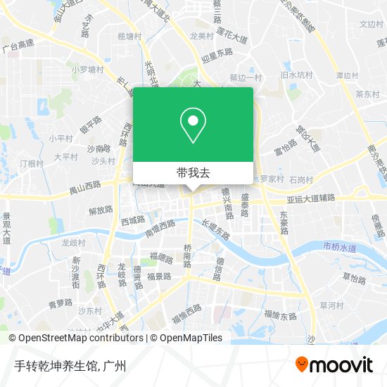 手转乾坤养生馆地图