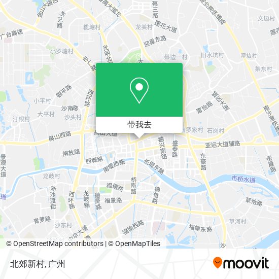 北郊新村地图