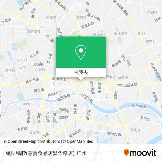 绝味鸭脖(蕙羹食品店繁华路店)地图