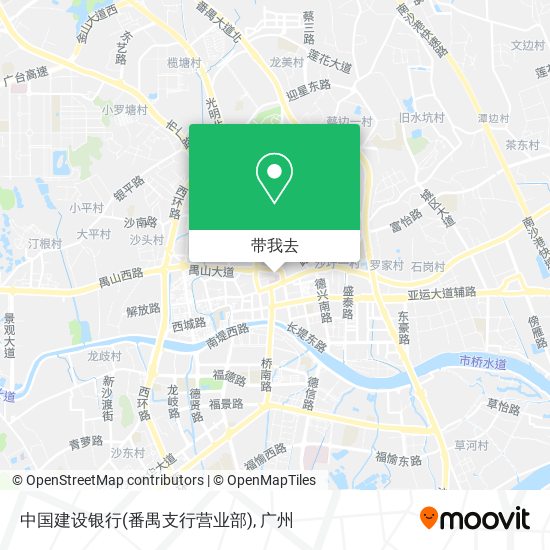 中国建设银行(番禺支行营业部)地图