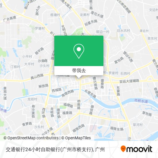 交通银行24小时自助银行(广州市桥支行)地图