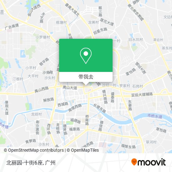 北丽园-十街6座地图