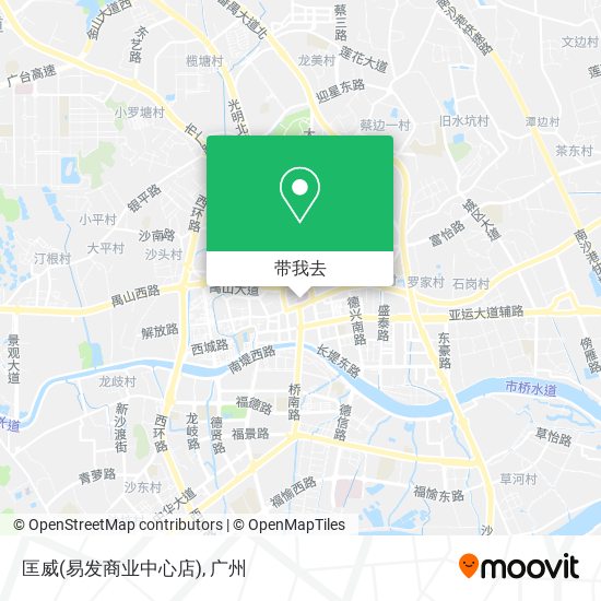 匡威(易发商业中心店)地图