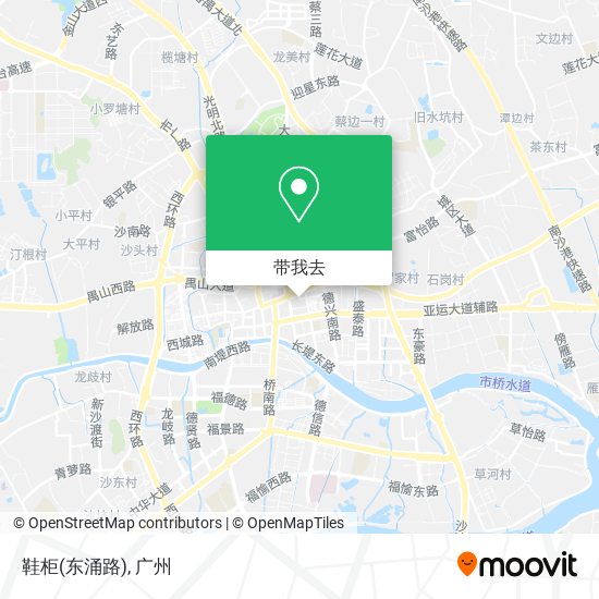 鞋柜(东涌路)地图