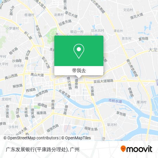 广东发展银行(平康路分理处)地图