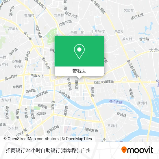 招商银行24小时自助银行(南华路)地图
