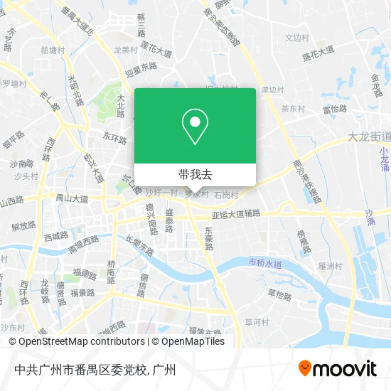中共广州市番禺区委党校地图
