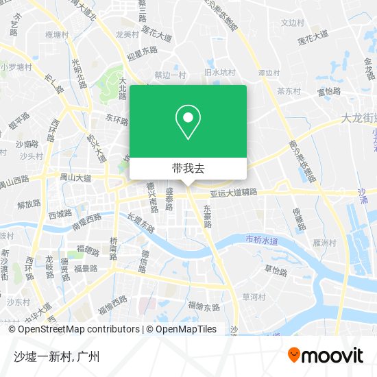 沙墟一新村地图