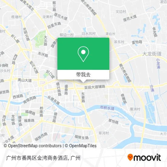 广州市番禺区金湾商务酒店地图