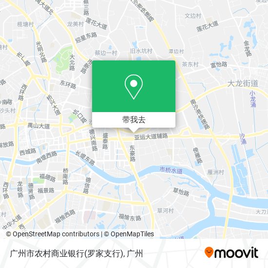 广州市农村商业银行(罗家支行)地图