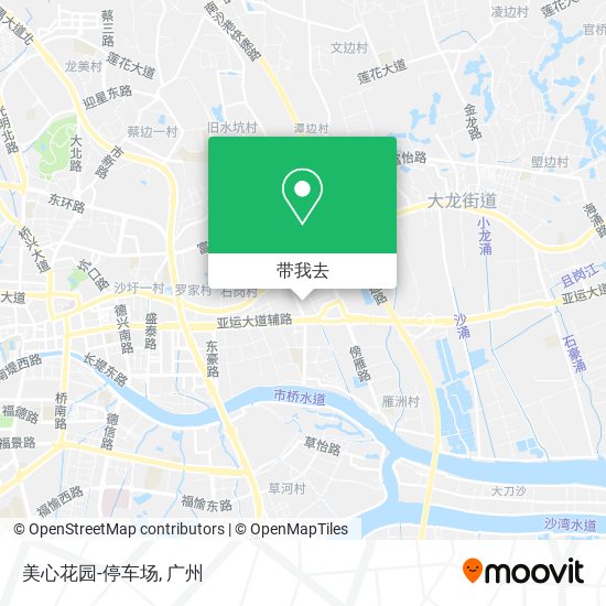 美心花园-停车场地图