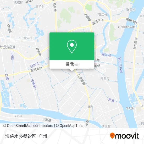 海傍水乡餐饮区地图