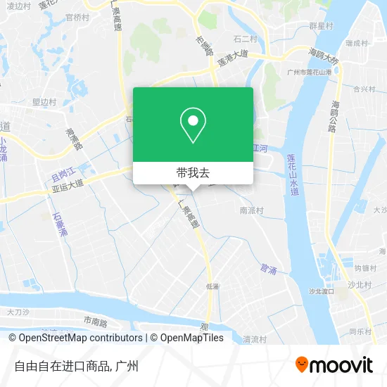自由自在进口商品地图