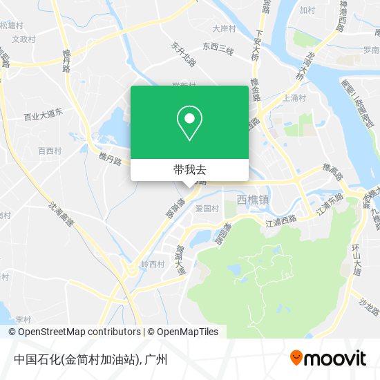 中国石化(金简村加油站)地图