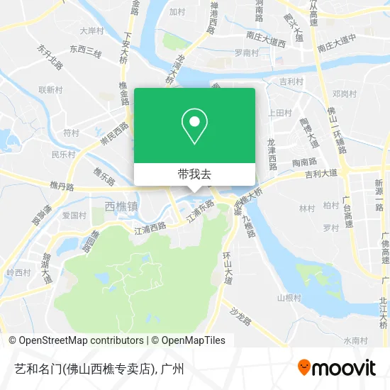 艺和名门(佛山西樵专卖店)地图