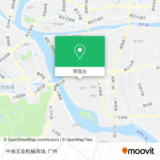 中南五金机械商场地图