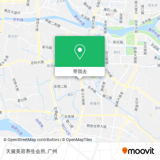 天黛美容养生会所地图