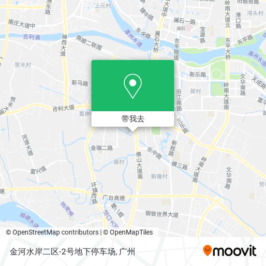 金河水岸二区-2号地下停车场地图