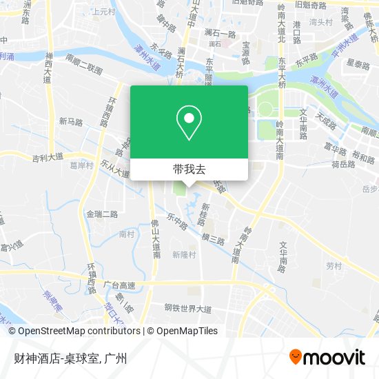财神酒店-桌球室地图