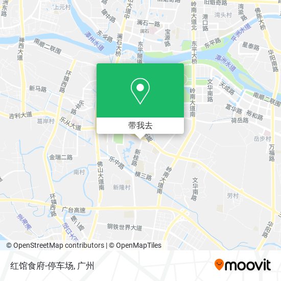 红馆食府-停车场地图