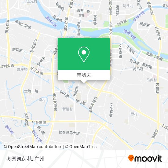奥园凯茵苑地图