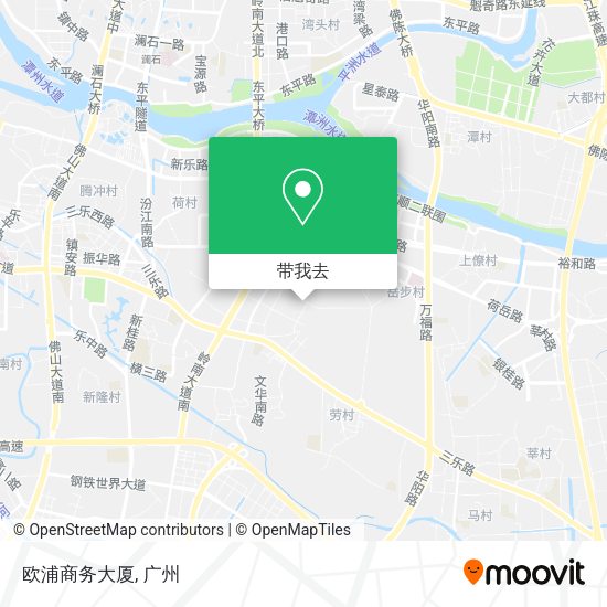 欧浦商务大厦地图