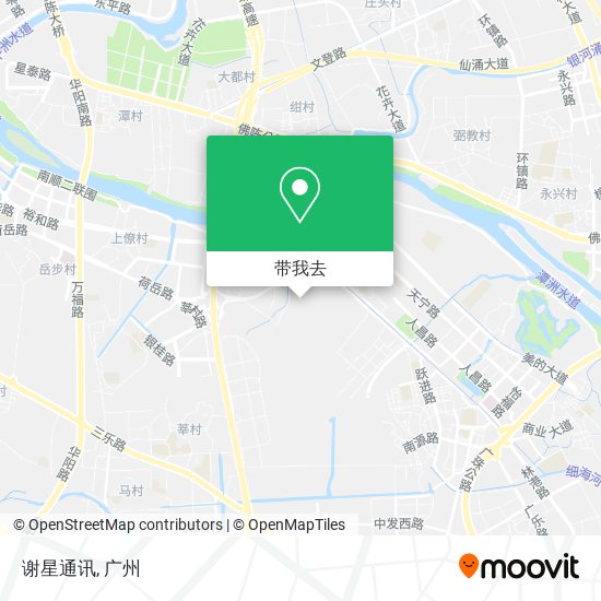 谢星通讯地图