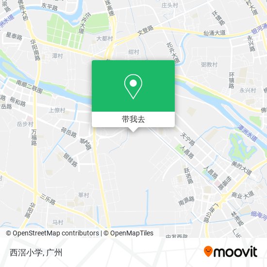 西滘小学地图