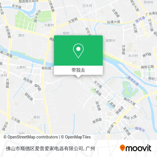佛山市顺德区爱普爱家电器有限公司地图