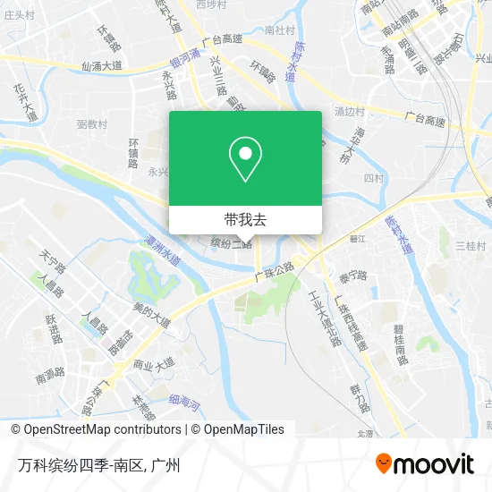 万科缤纷四季-南区地图