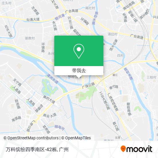 万科缤纷四季南区-42栋地图
