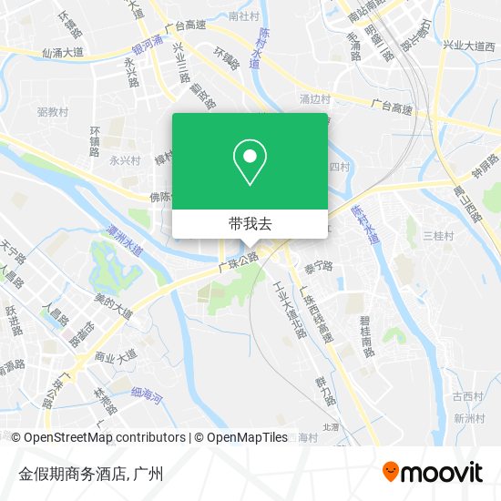 金假期商务酒店地图
