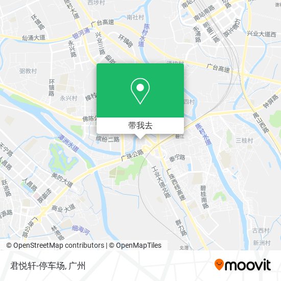 君悦轩-停车场地图