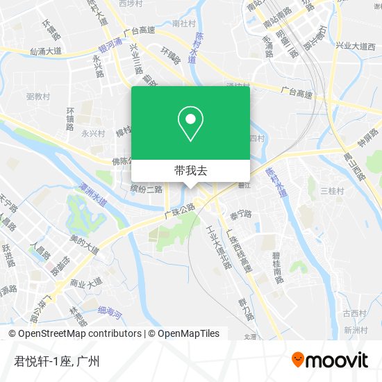君悦轩-1座地图