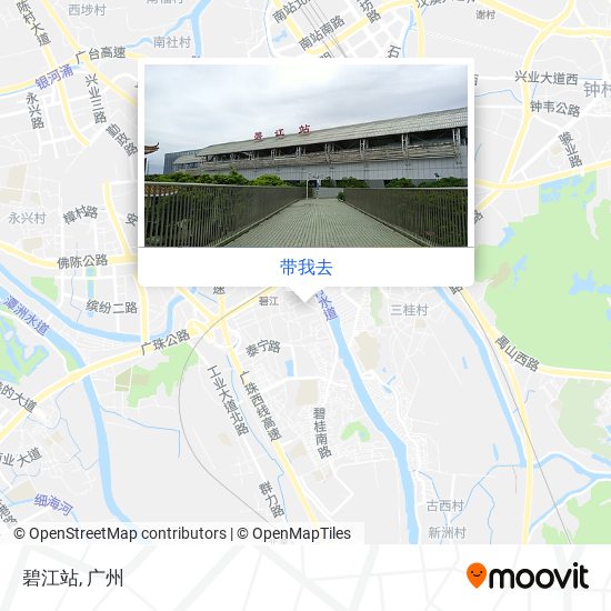 碧江站地图