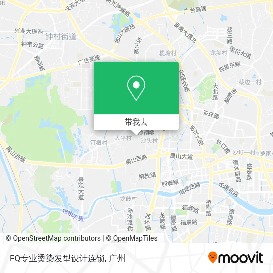 FQ专业烫染发型设计连锁地图
