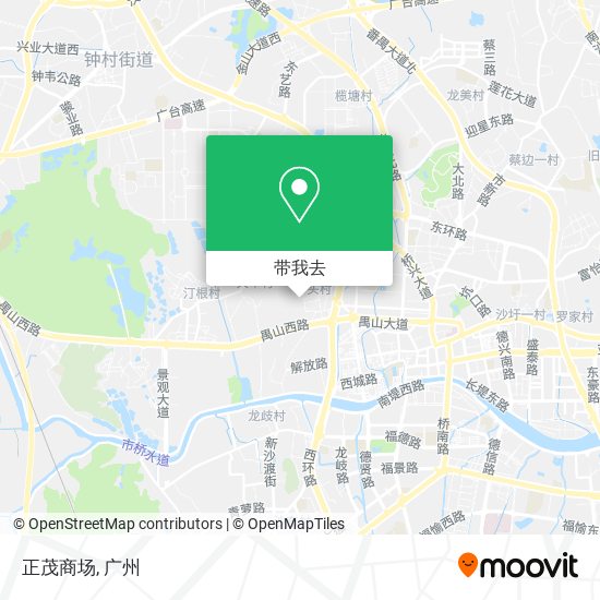 正茂商场地图
