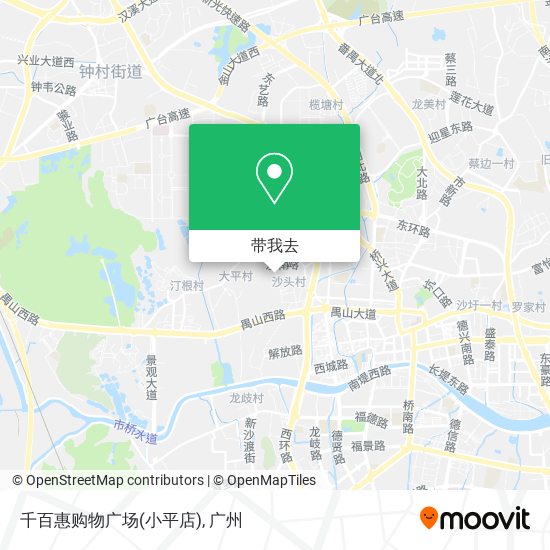 千百惠购物广场(小平店)地图