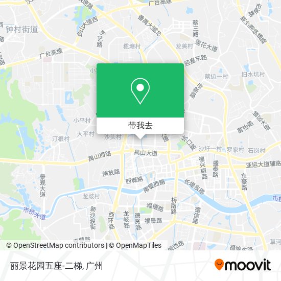 丽景花园五座-二梯地图