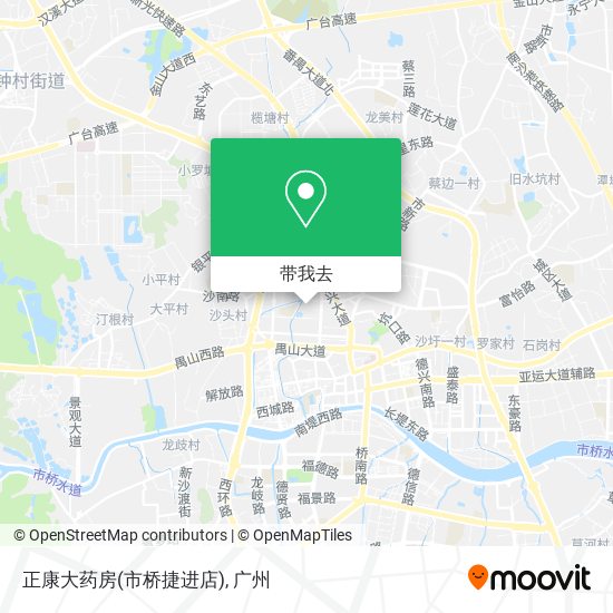 正康大药房(市桥捷进店)地图